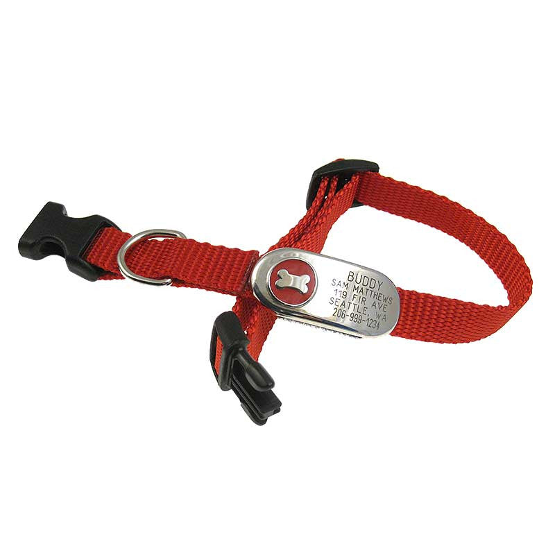 Jewelry ID Collar - Bone, - Lucky Pet